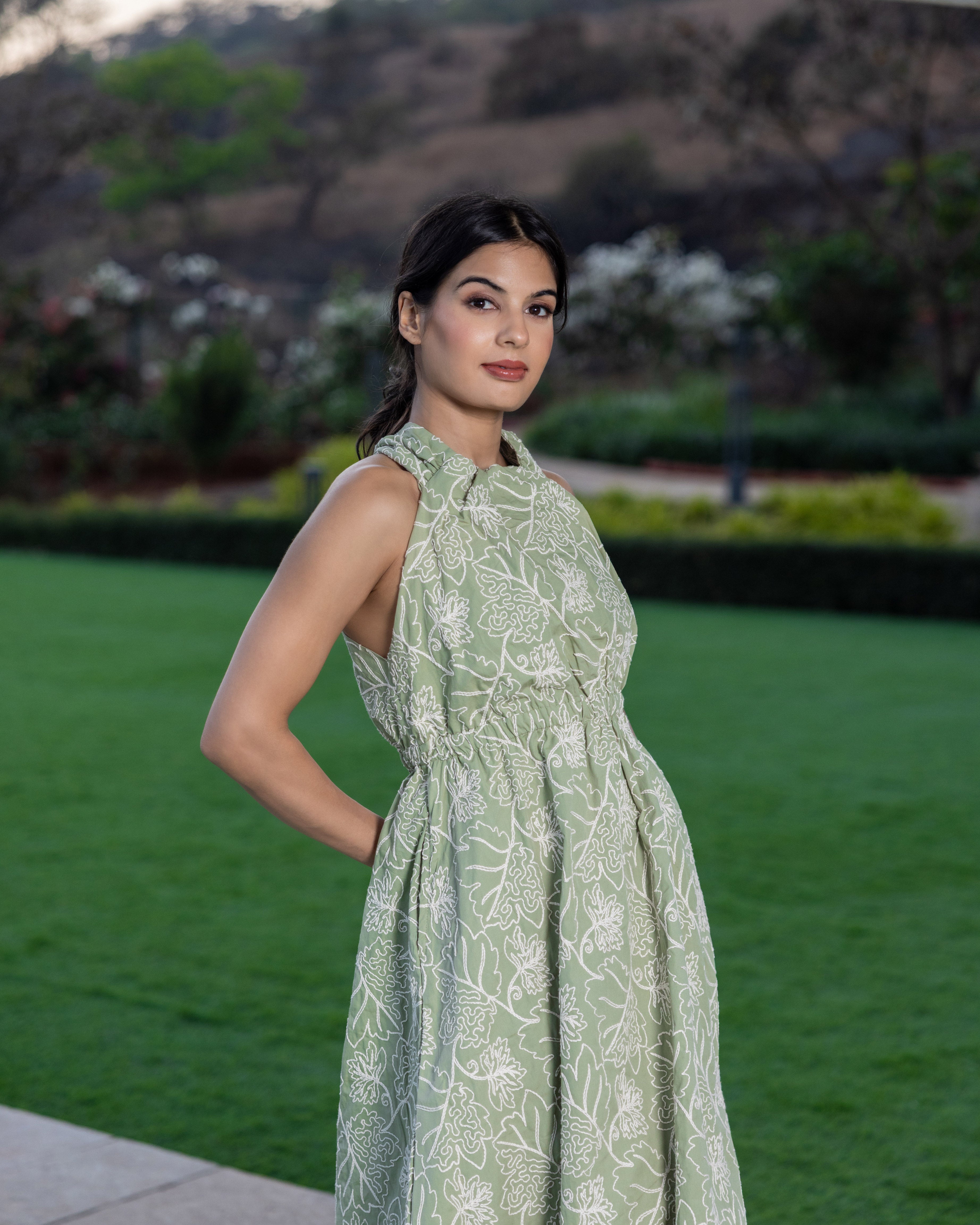 Green Fin Dress