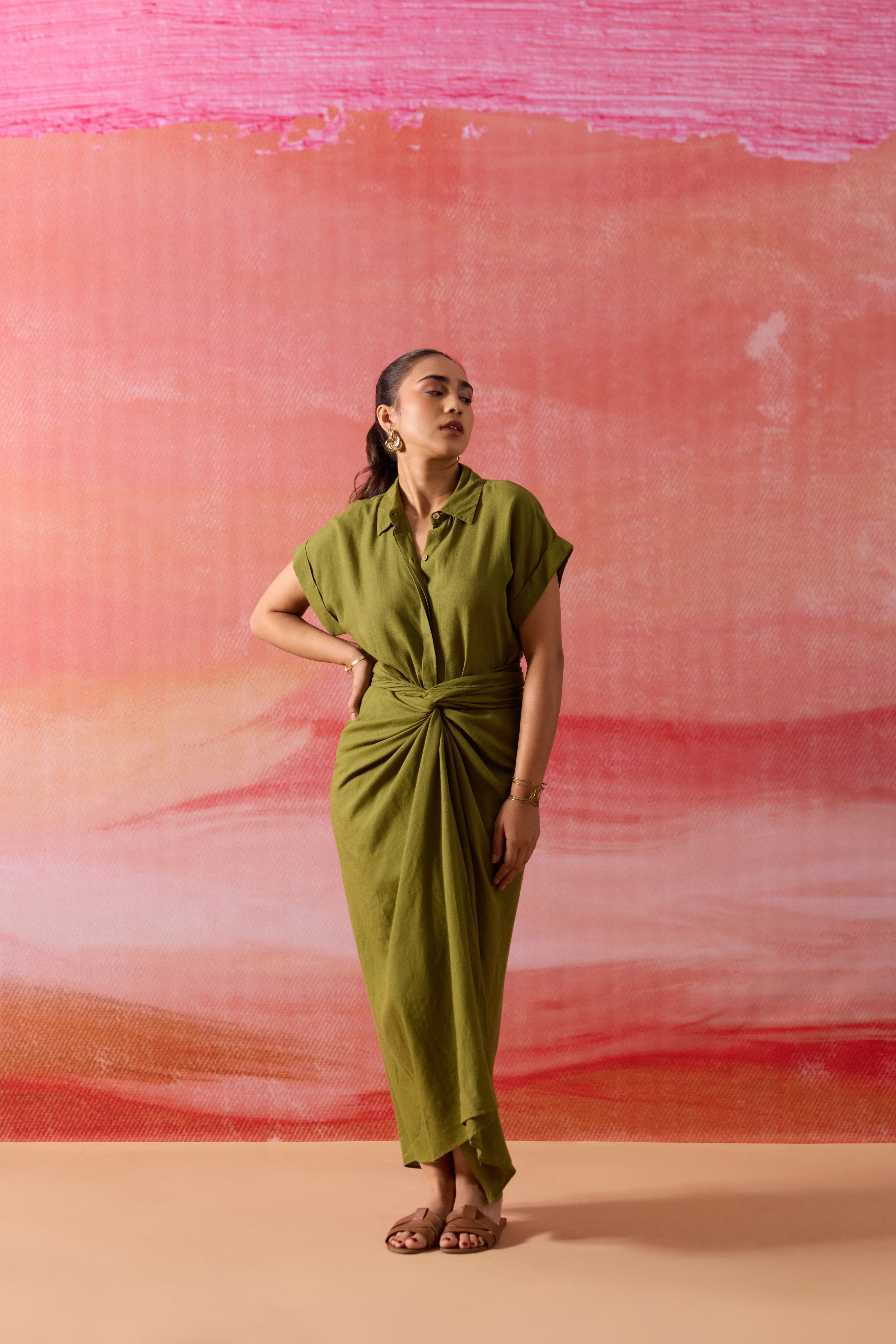 Olive - Linen Co Ord