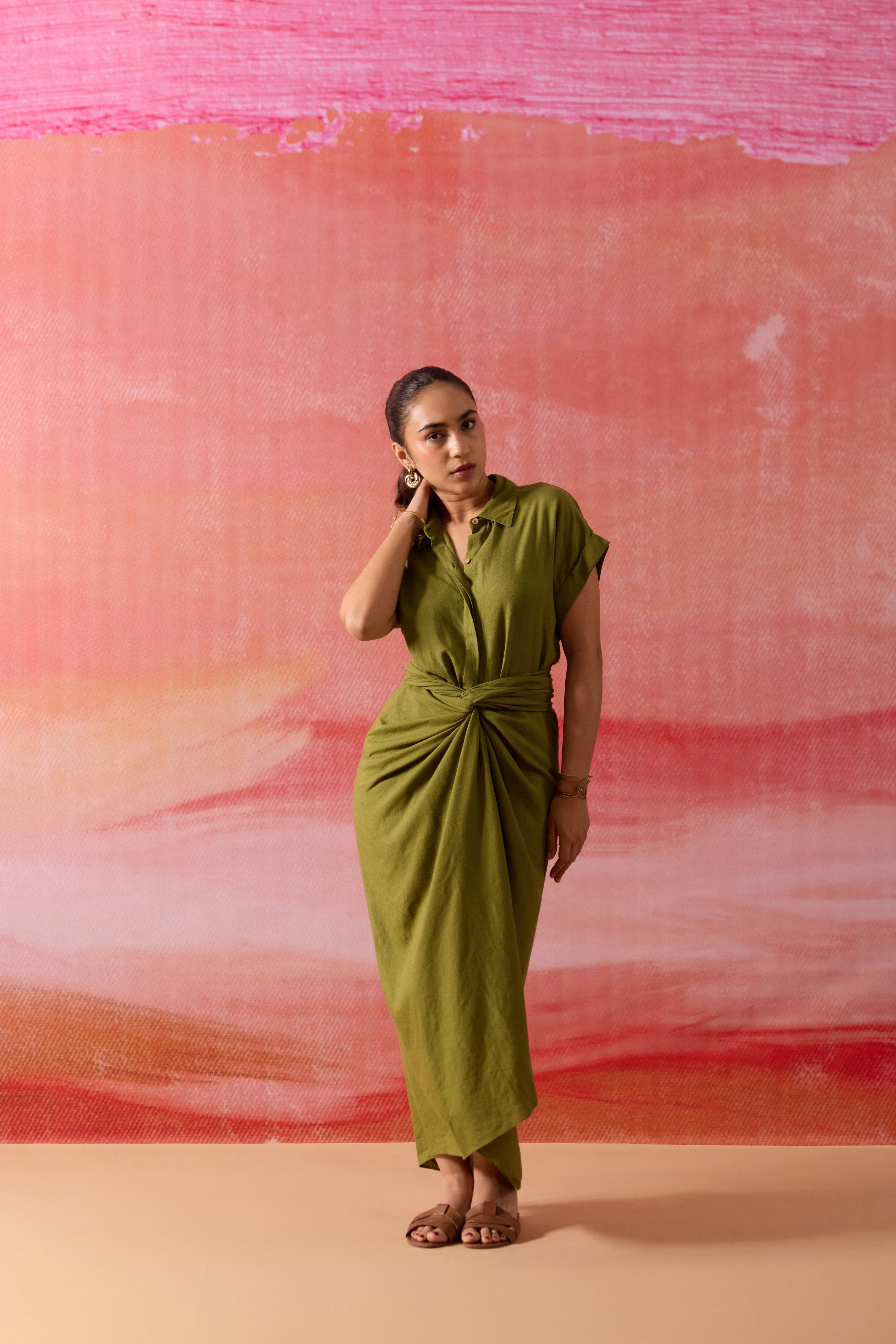 Olive - Linen Co Ord