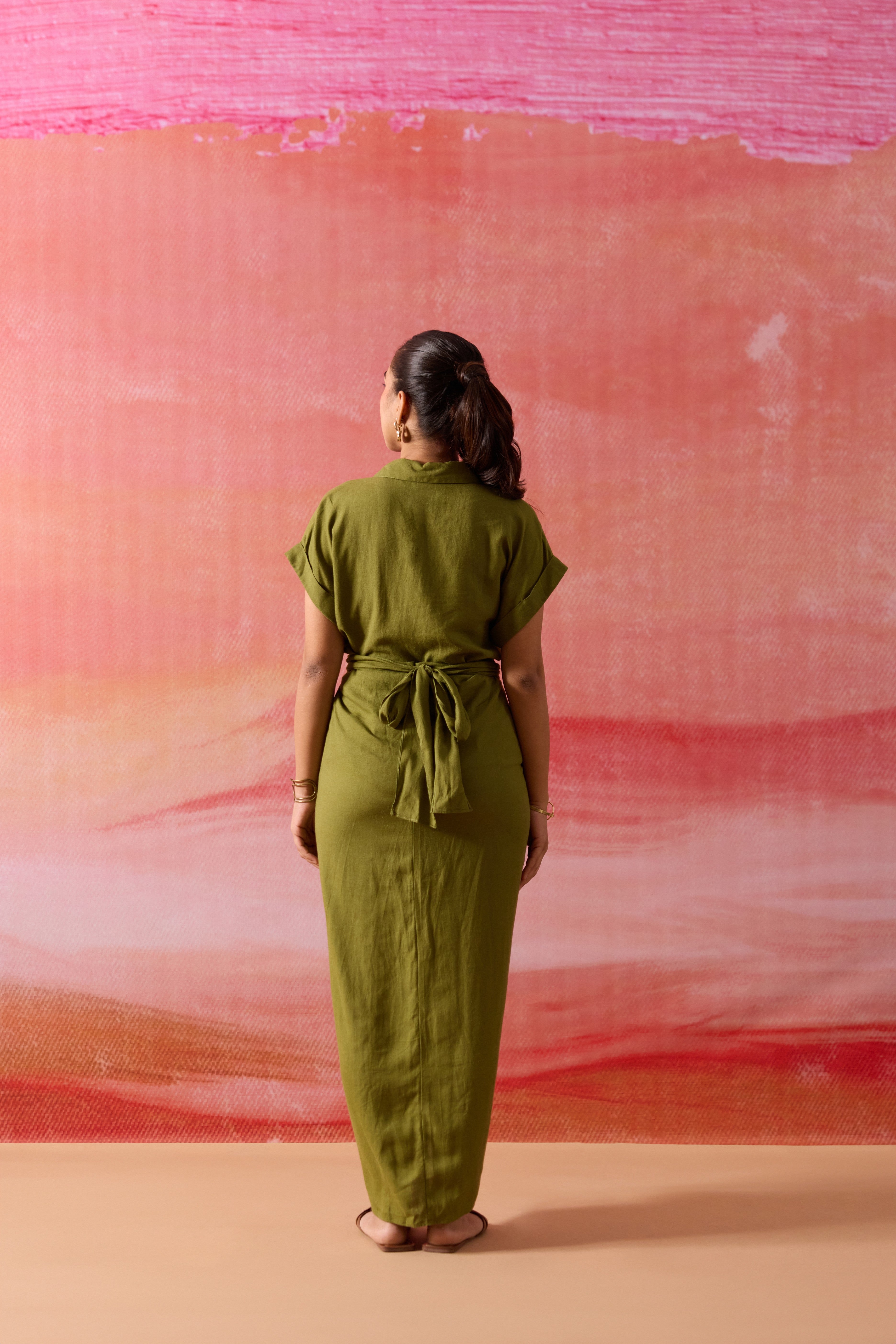 Olive - Linen Co Ord