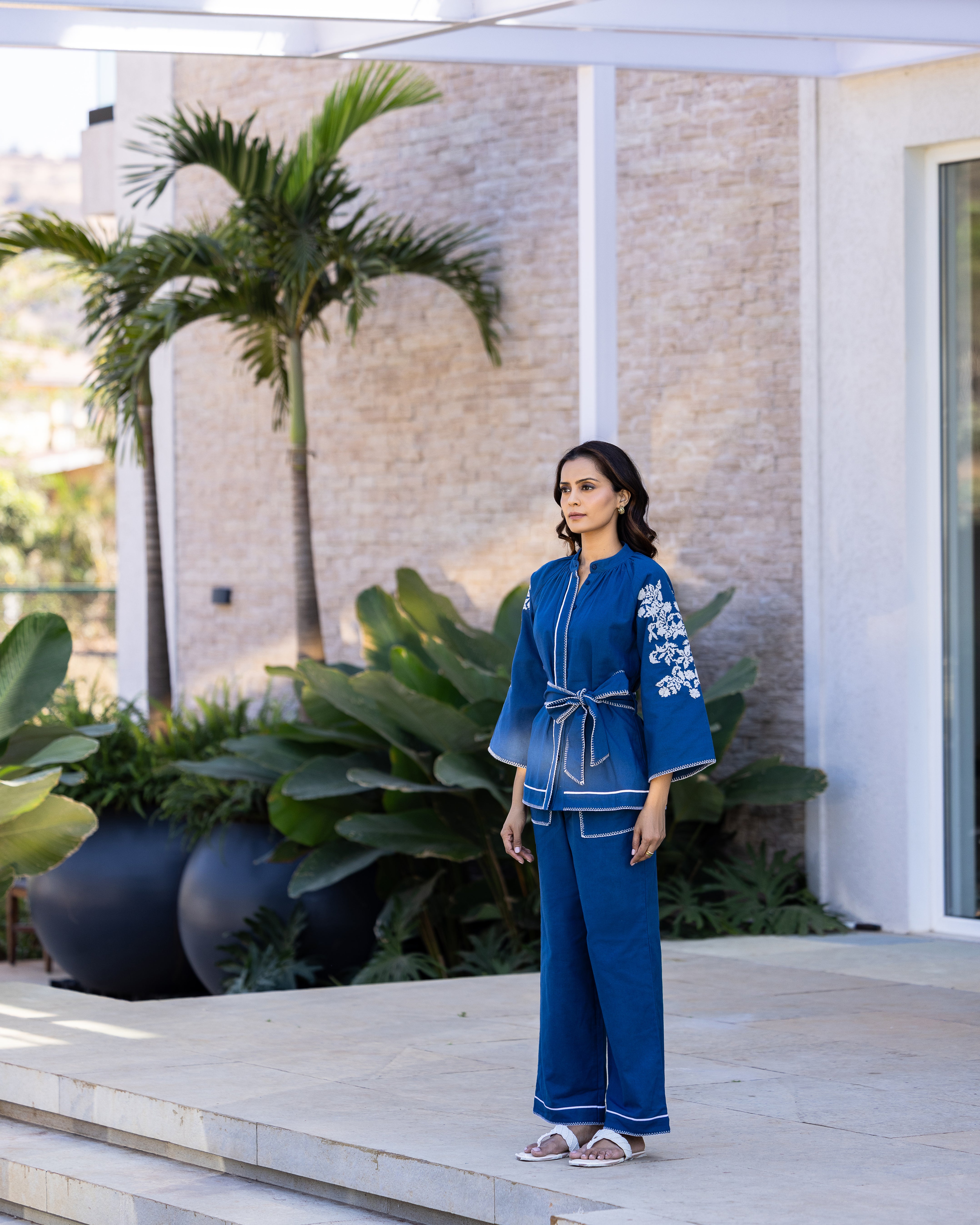 Wave Kimono Shirt